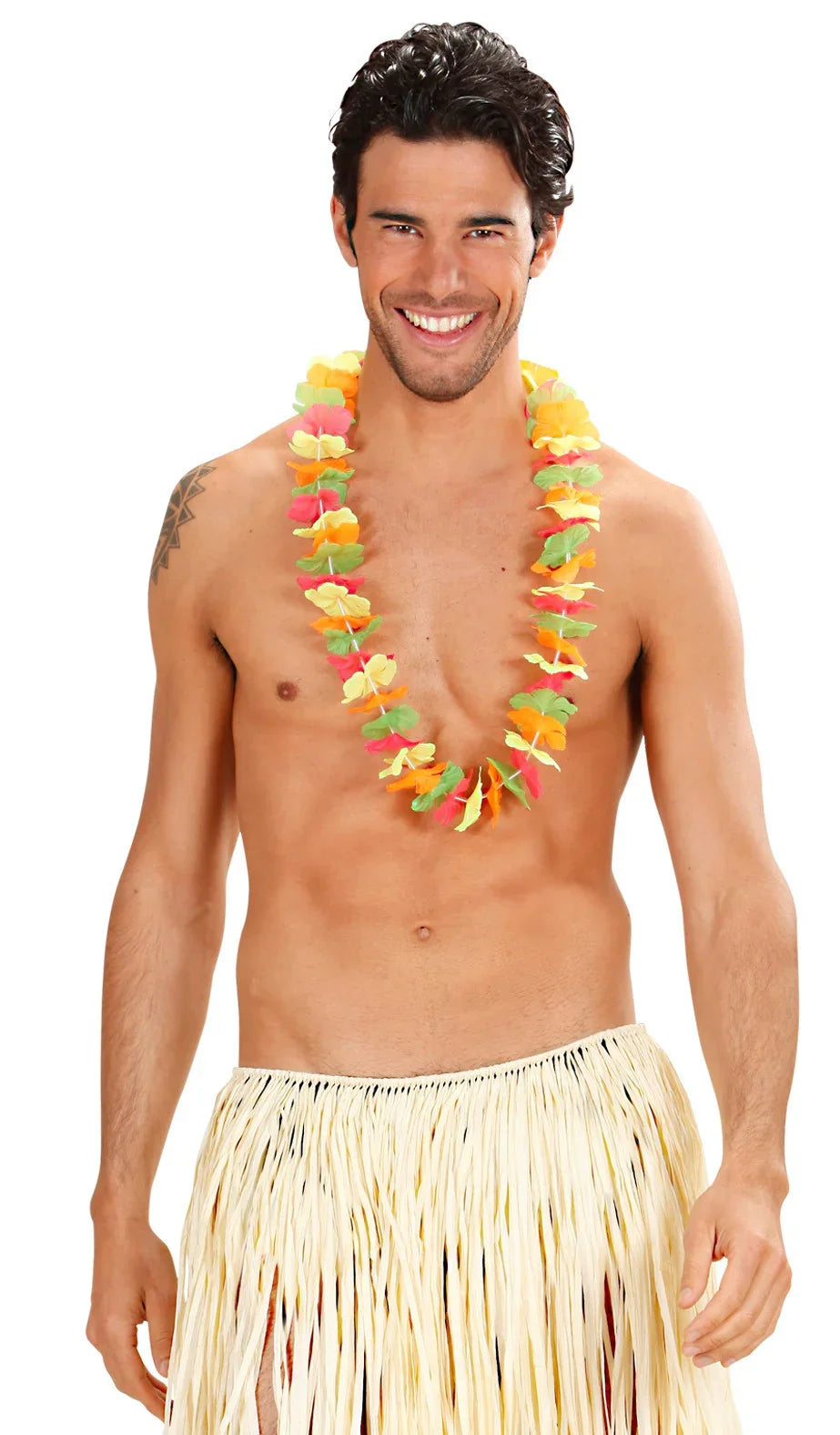 Collar Hawaiano de Flores Fluorescentes Complementos Hawaianos Widmann